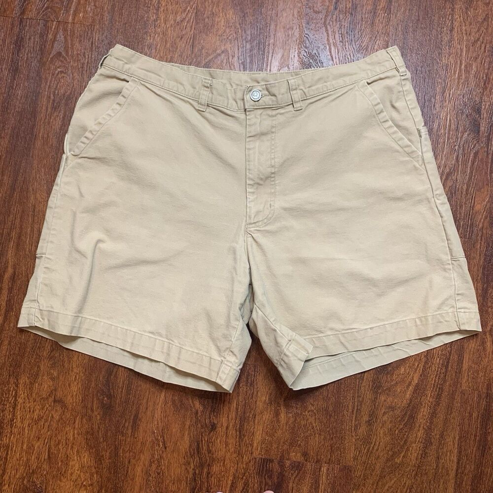 Patagonia Organic Cotton Chino Cargo Shirts Khaki Tan Men’s Sz 38